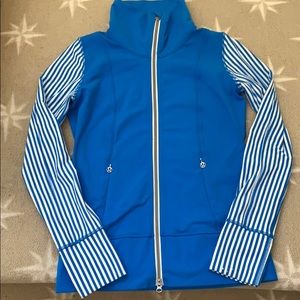 Lululemon turquoise zip jacket 6